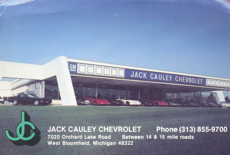 Jack Cauley Chevrolet - Vintage Postcard